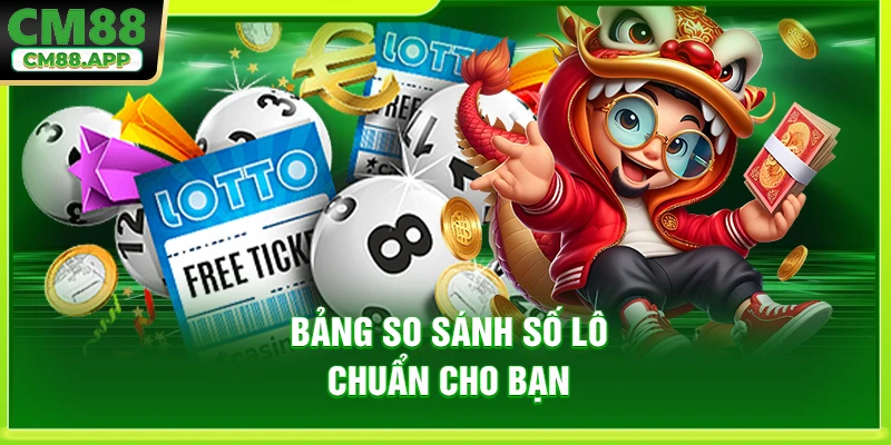 Bảng so sánh số lô chuẩn cho bạn