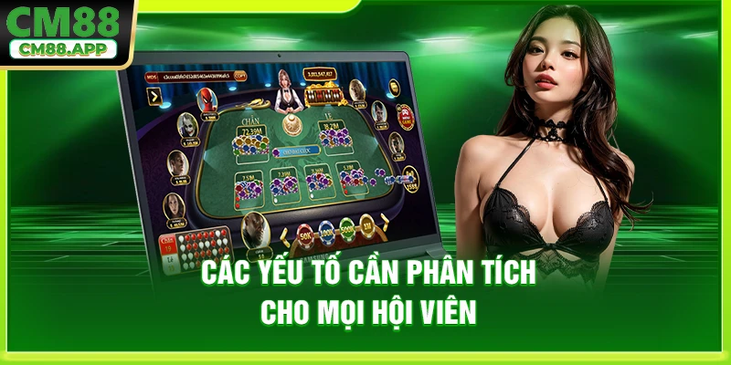 Các yếu tố cần phân tích cho mọi hội viên